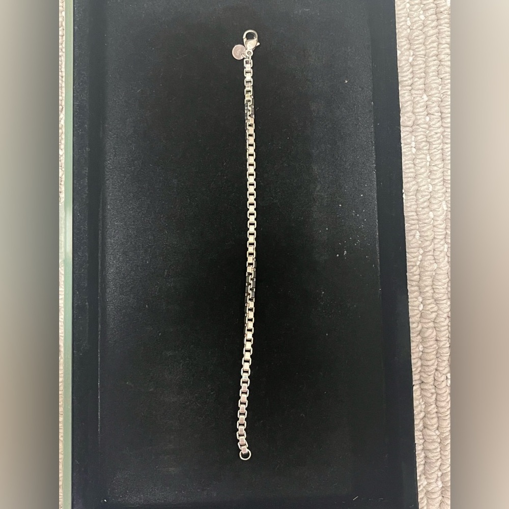 Tiffany & Co sterling silver box bracelet